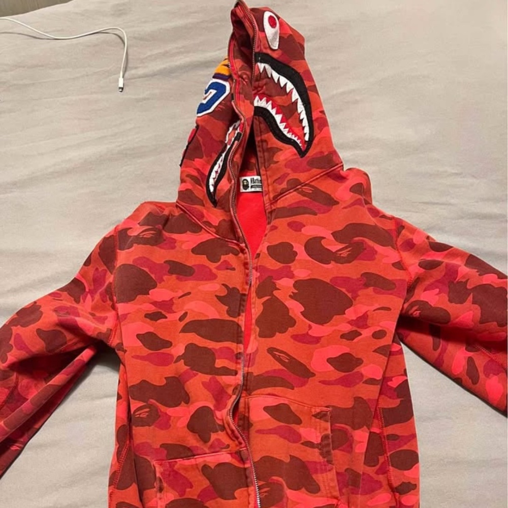 ORIGINAL RED BAPE SPIDER HOODIE